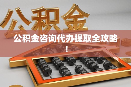 阜阳公积金咨询代办提取全攻略！