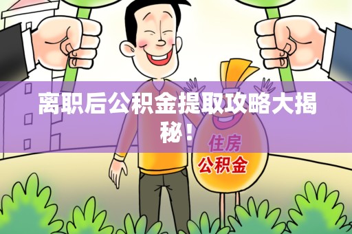 阜阳离职后公积金提取攻略大揭秘！