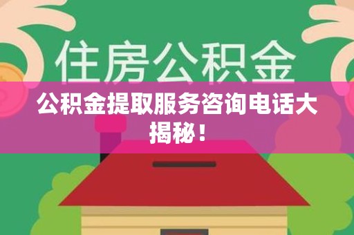 阜阳公积金提取服务咨询电话大揭秘！